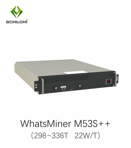 MicroBT Whatsminer M53S++ 298T 336Th/s 24W/T 6080W Hydro Miner Bitcoin Mining Machine