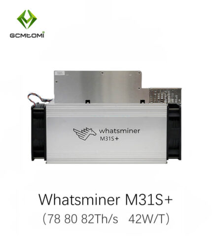 Used MicroBT Whatsminer M31S+ 78/80/82T Bitcoin Miner